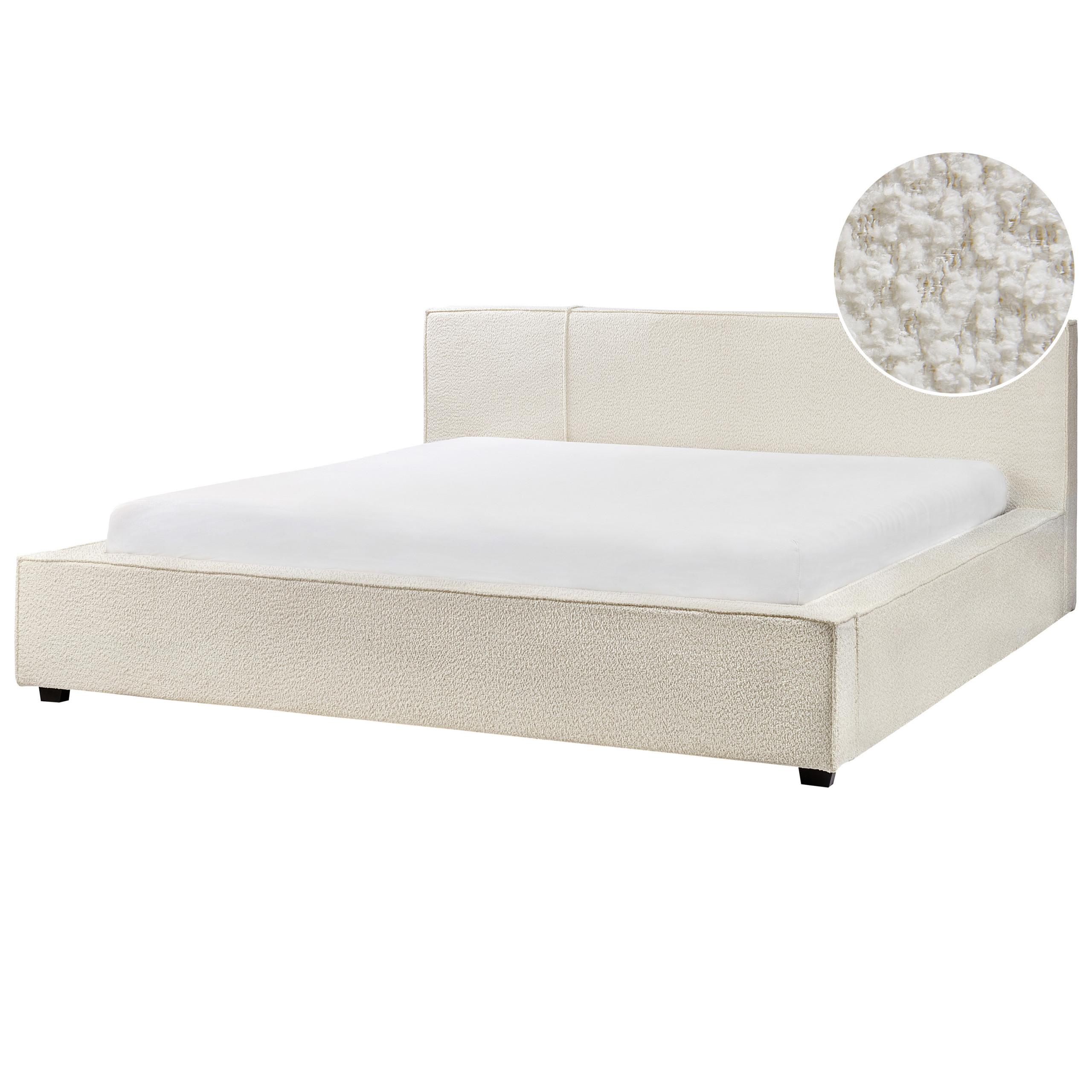 Wohnli Möbelsuche - POLSTERBETT mit Lattenrost 180x200 cm Weiß Mirande