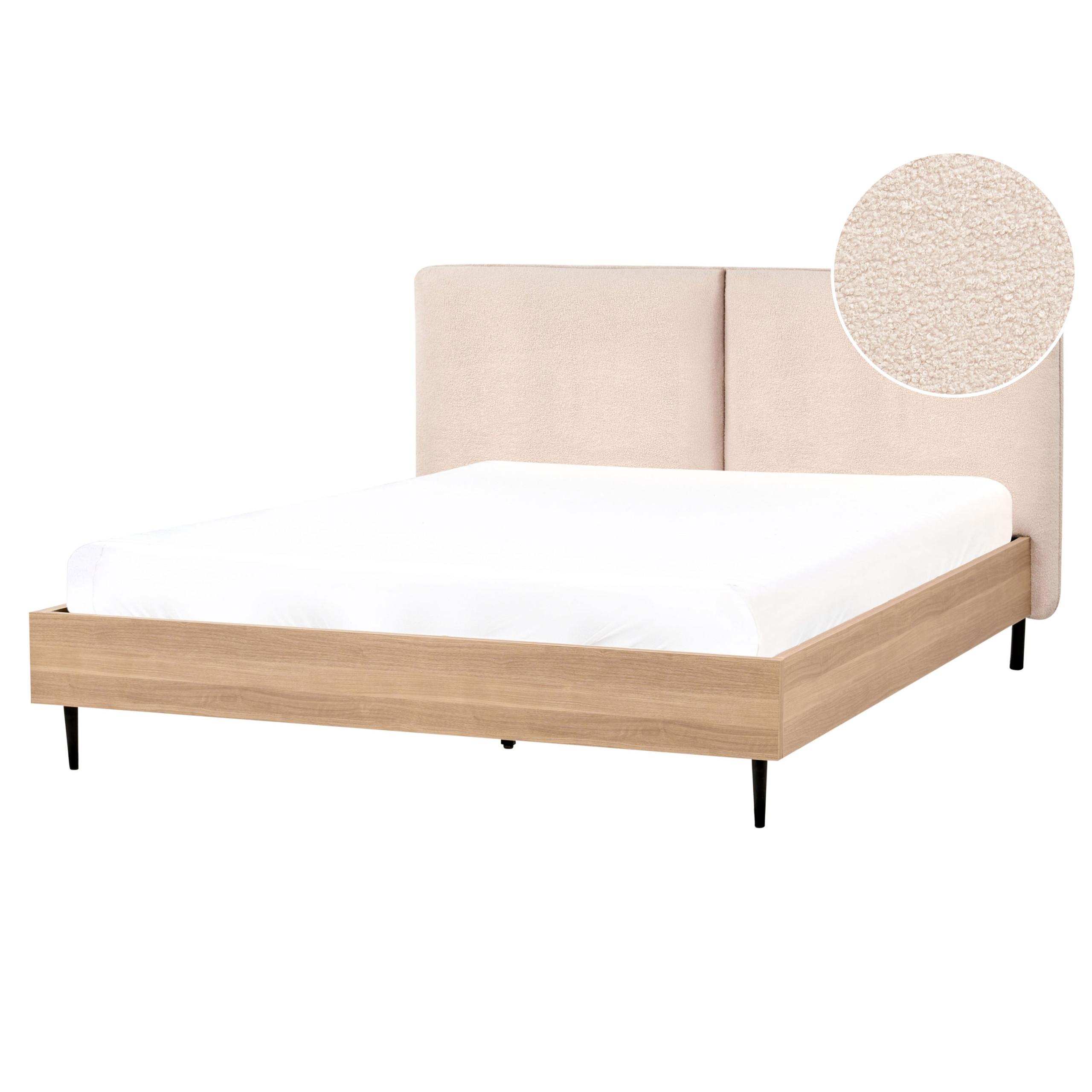 Wohnli Möbelsuche - BETT mit Lattenrost 160x200 cm Beige Limanton