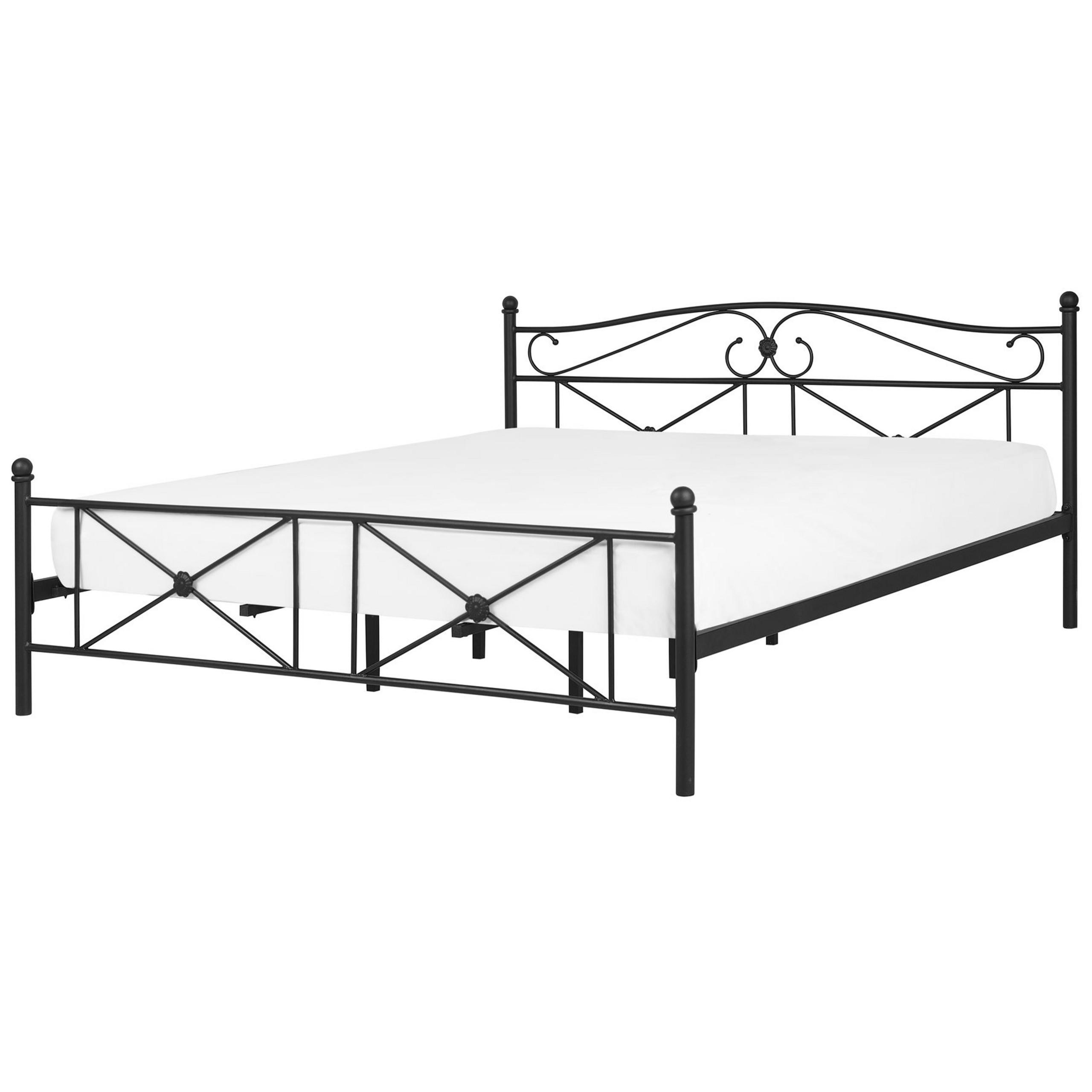wohnli-moebel-suche-800001186351 Wohnli Möbelsuche - BETT mit Lattenrost 180x200 cm Schwarz Rodez