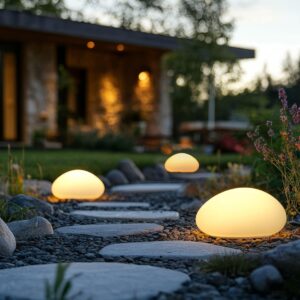 wohnli-moebel-suche-800001186406-1 LED-LAMPE Weiß Farallon Kunststoff Beliani Lampen & Leuchten > Außenleuchten Weiß