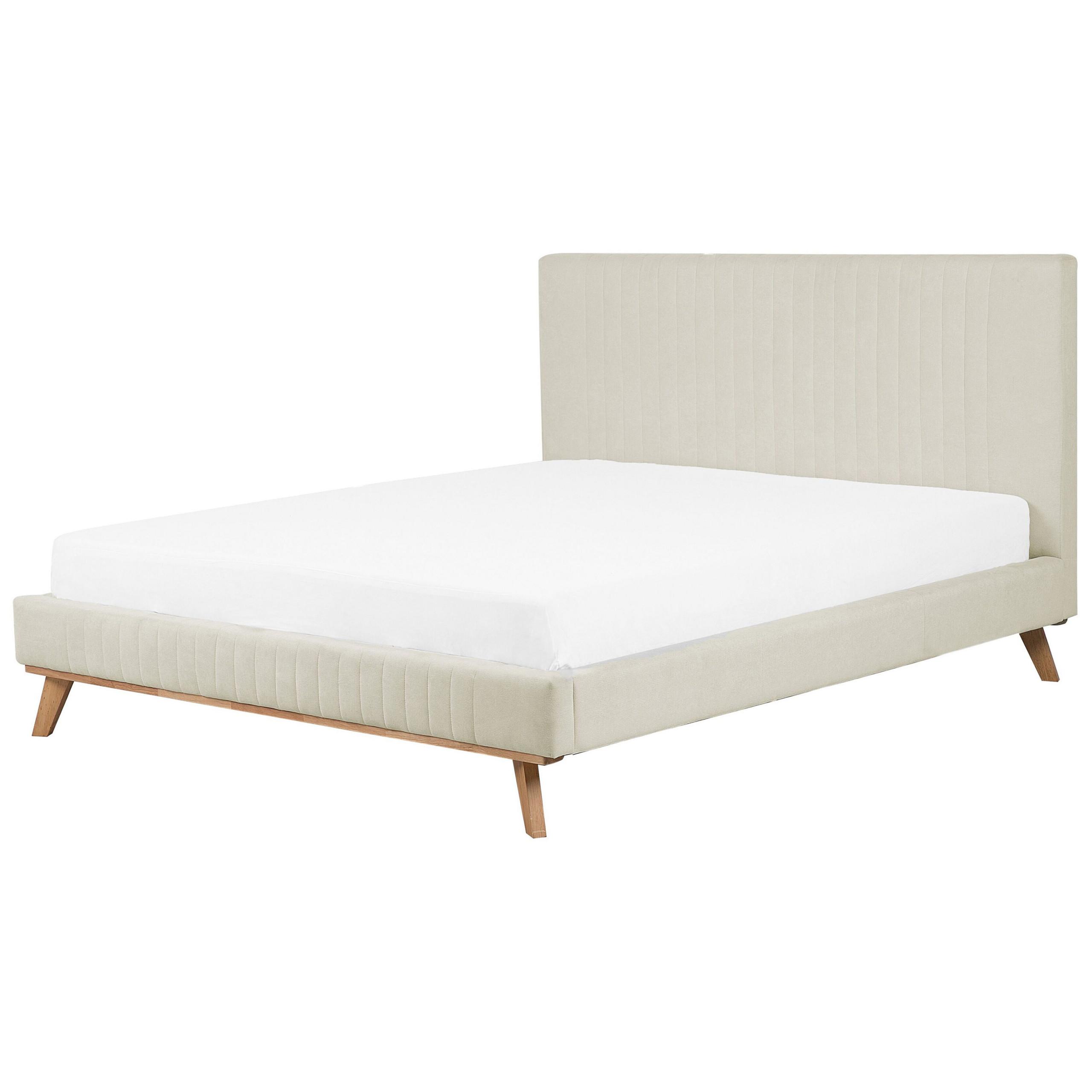 Wohnli Möbelsuche - POLSTERBETT mit Lattenrost 180x200 cm Beige Talence