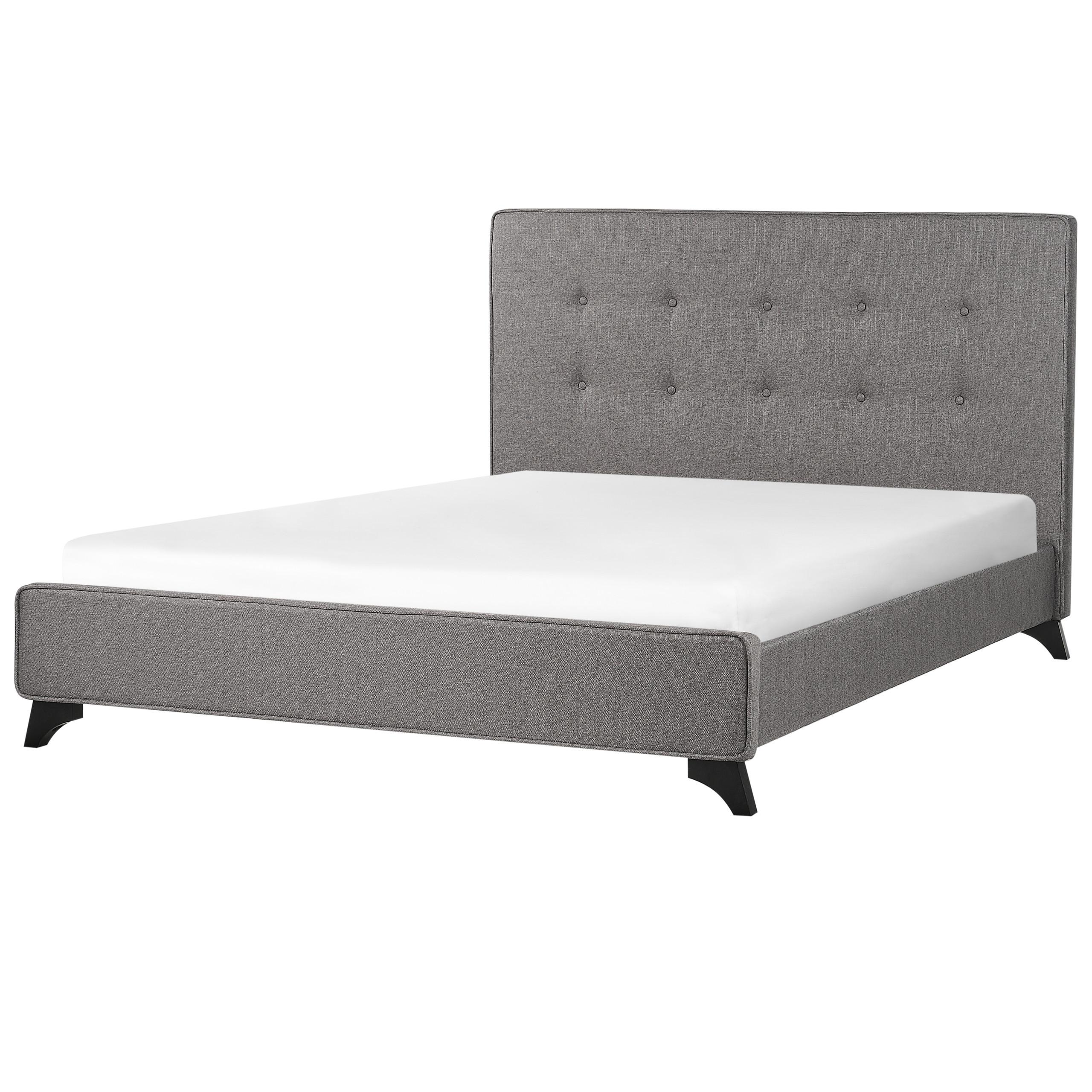 Wohnli Möbelsuche - POLSTERBETT mit Lattenrost 140x200 cm Grau Ambassador