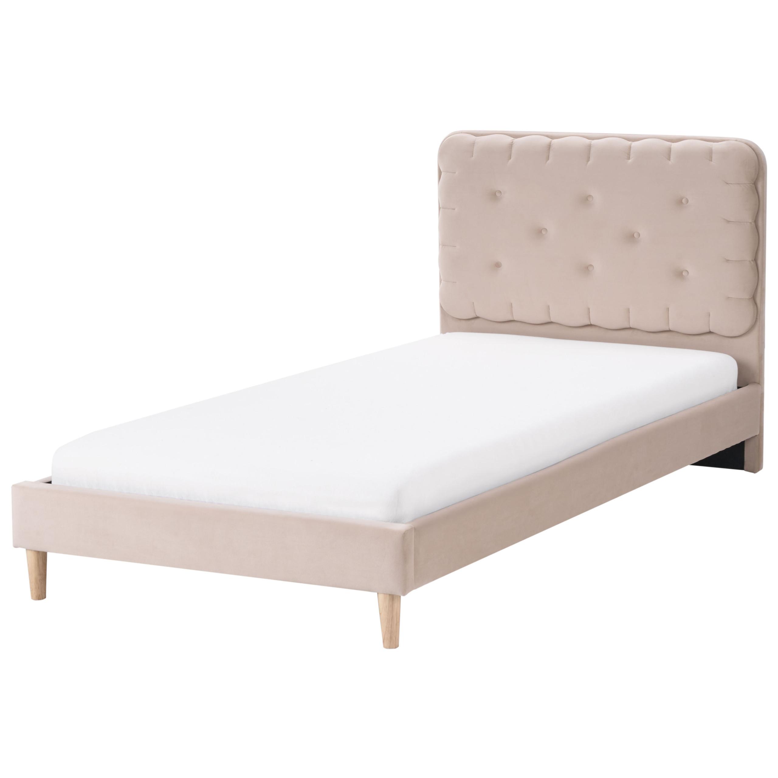 wohnli-moebel-suche-800001186428 Wohnli Möbelsuche - BETT mit Lattenrost 90x200 cm Beige Corsaint