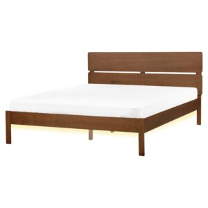 wohnli-moebel-suche-800001186432 Wohnli Möbelsuche - BETT mit LED 160x200 cm Braun Boisset