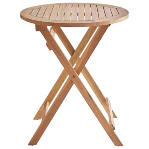 wohnli-moebel-suche-800001186484-1 BALKONTISCH Heller Holzfarbton Prossedi Holz Beliani Garten & Outdoor > Gartenmöbel > Gartentische Braun