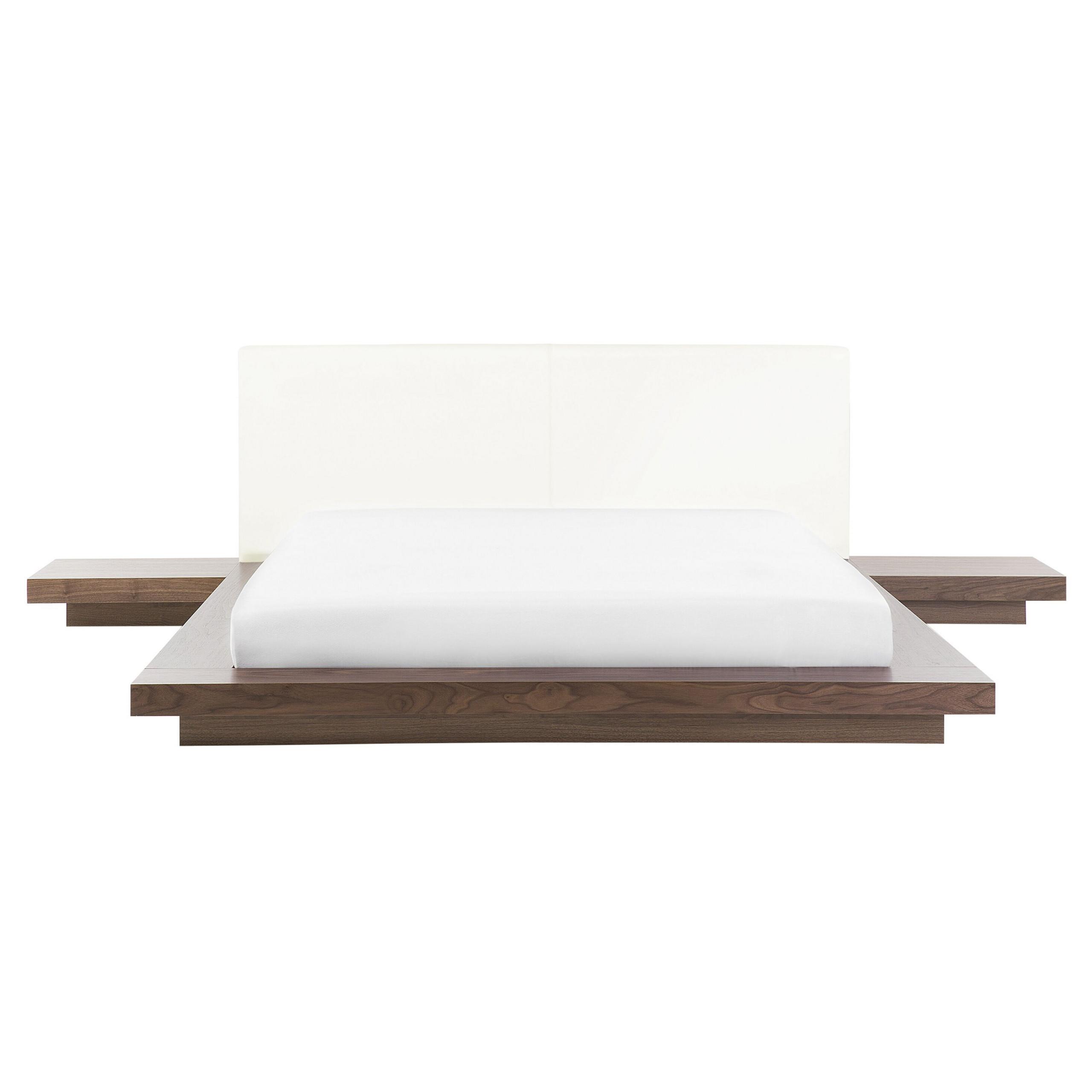 Wohnli Möbelsuche - BETT mit Lattenrost 160x200 cm Heller Holzfarbton Zen
