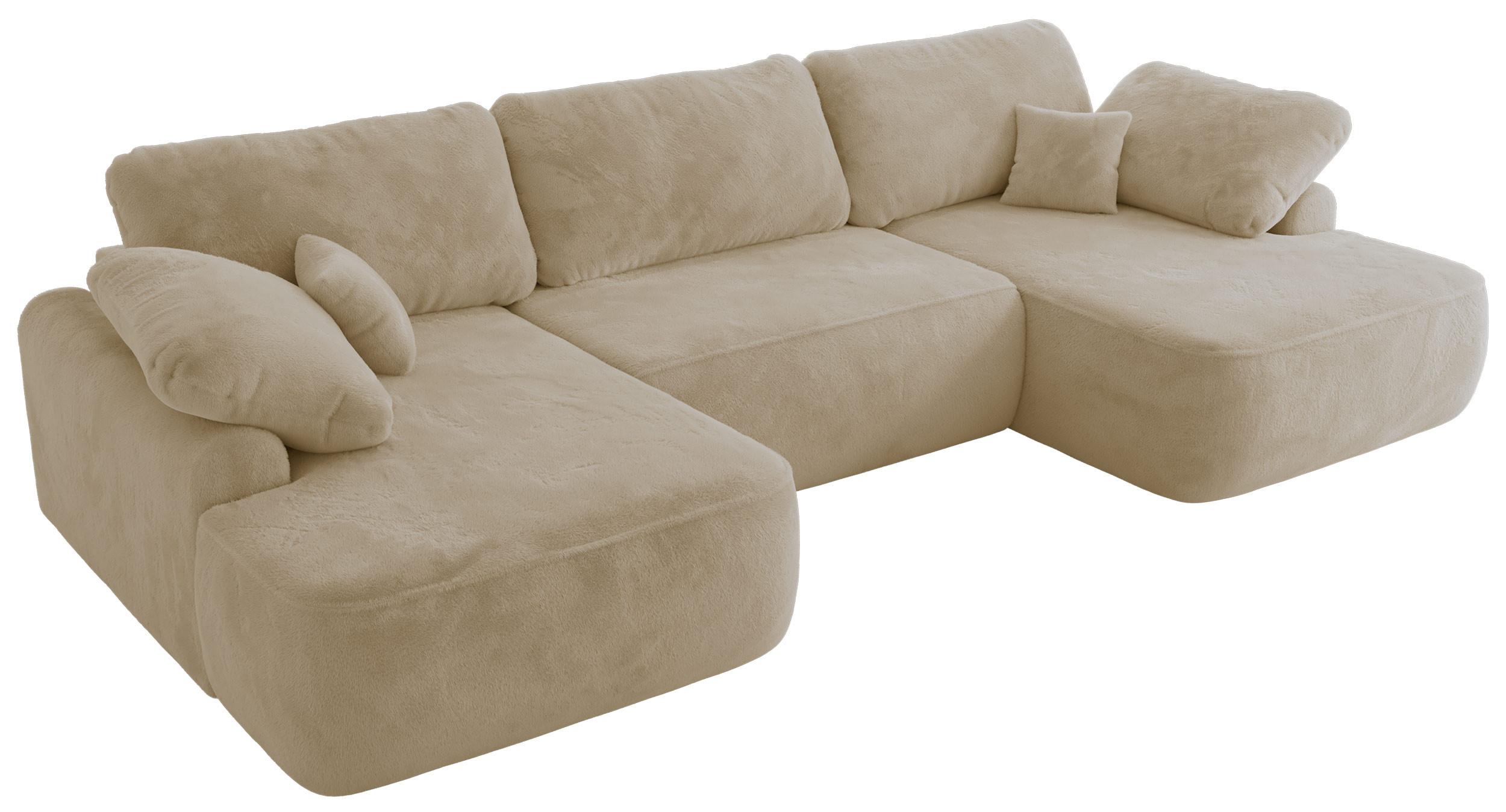 wohnli-moebel-suche-800001187346 Wohnli Möbelsuche - WOHNLANDSCHAFT CUBO U Creme Plüsch