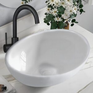 WASCHBECKEN Ilyvyn 41/38/19 cm Keramik ZMH Möbel > Schränke > Badezimmerschränke Weiß
