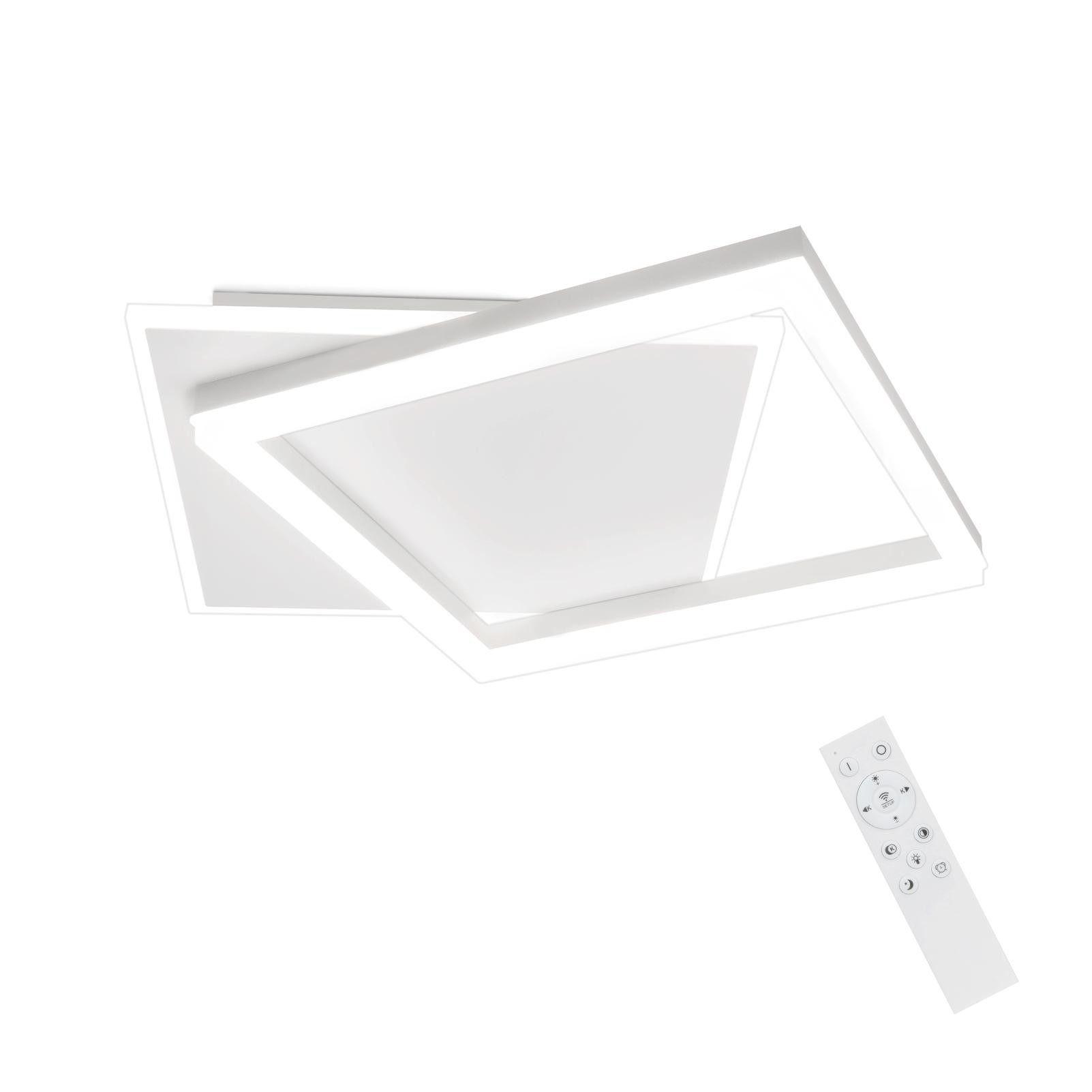 wohnli-moebel-suche-800001188490 Wohnli Möbelsuche - LED-DECKENLEUCHTE Daniela Weiß Metall 44/40/6 cm Deckenlampe