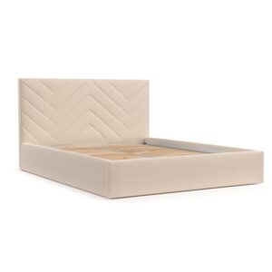 wohnli-moebel-suche-800001192179 Wohnli Möbelsuche - POLSTERBETT Arco 140/200 cm Beige im Asti Stoff