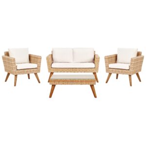 wohnli-moebel-suche-800001195890 Wohnli Möbelsuche - LOUNGE-SET 4-Sitzer PE Rattan Cremeweiß Vittoria
