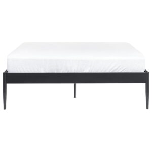 BETT mit Lattenrost 140/200 cm Schwarz Vaurs Metall Beliani Möbel > Betten Schwarz