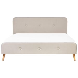 wohnli-moebel-suche-800001195968-1 POLSTERBETT Beige 180x200 cmRennes Textil Beliani Möbel > Betten > Polsterbetten Beige