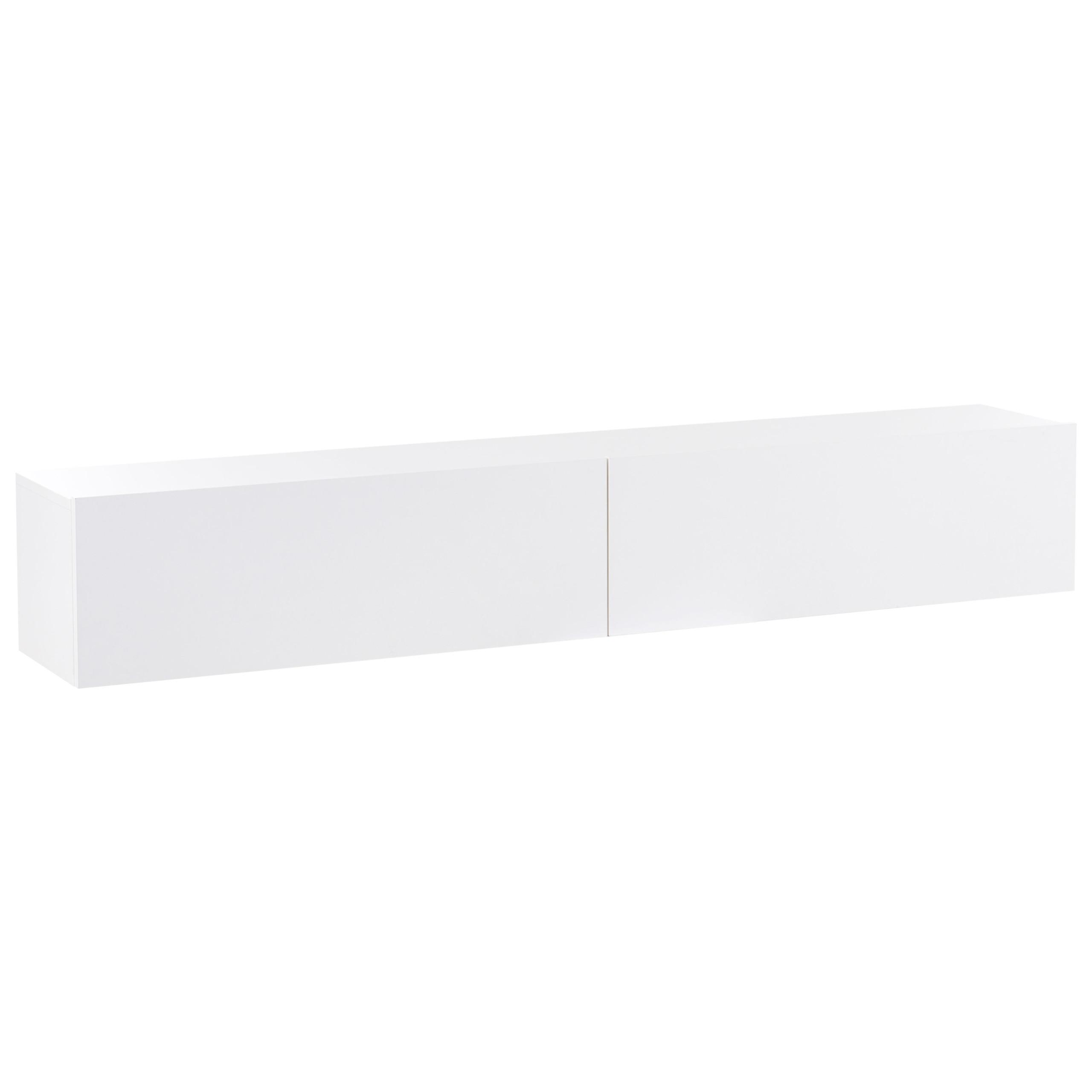 Wohnli Möbelsuche - WANDMONTIERTER-TV-SCHRANK Weiß Gladstone