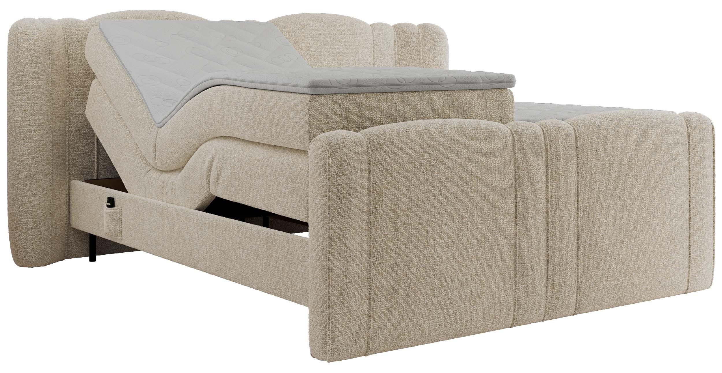 wohnli-moebel-suche-800001196973 Wohnli Möbelsuche - BOXBETT FORTINA 140/200 - Creme Struktur - H4