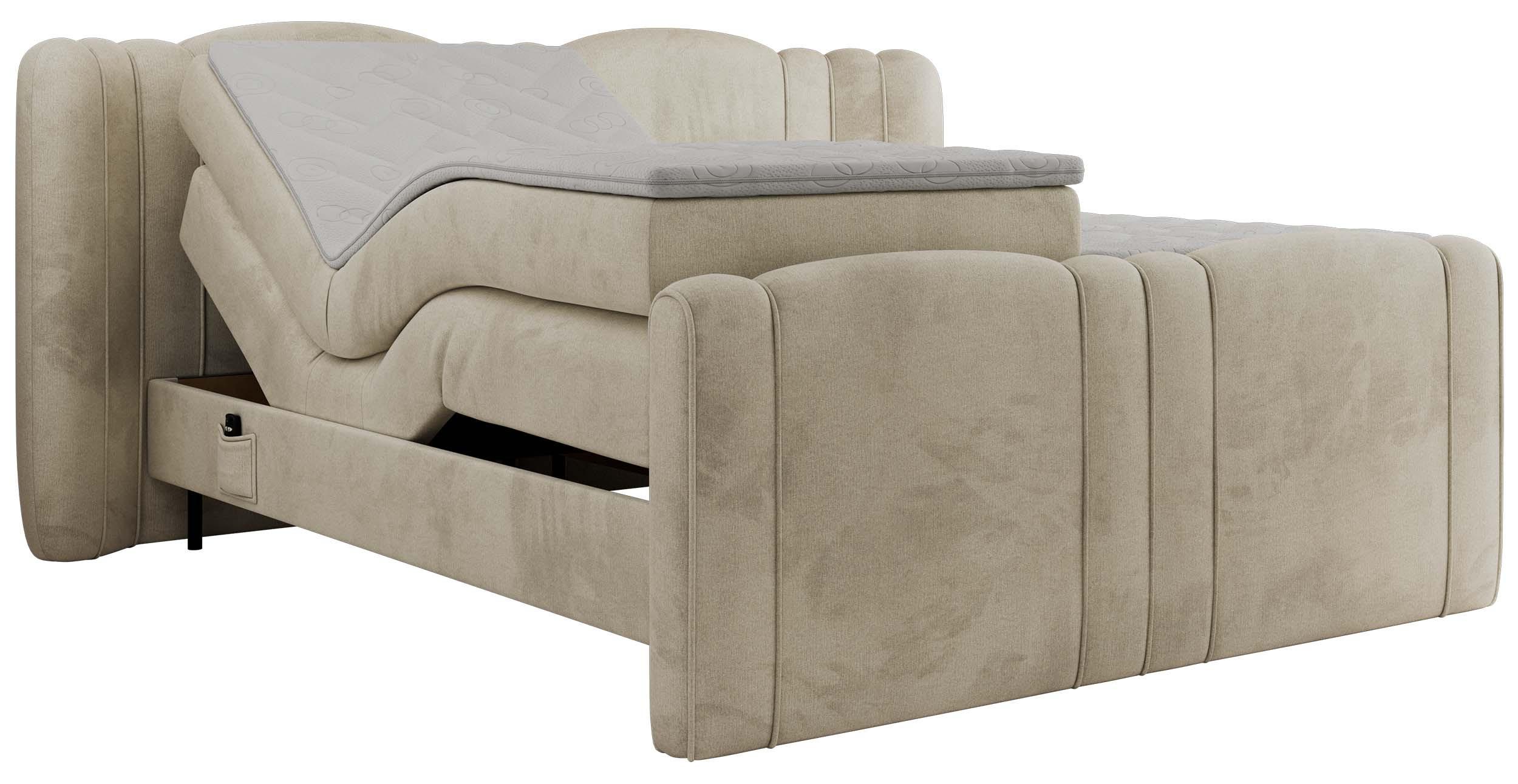 wohnli-moebel-suche-800001196977 Wohnli Möbelsuche - BOXBETT FORTINA 160/200 - Beige Velvet - H4