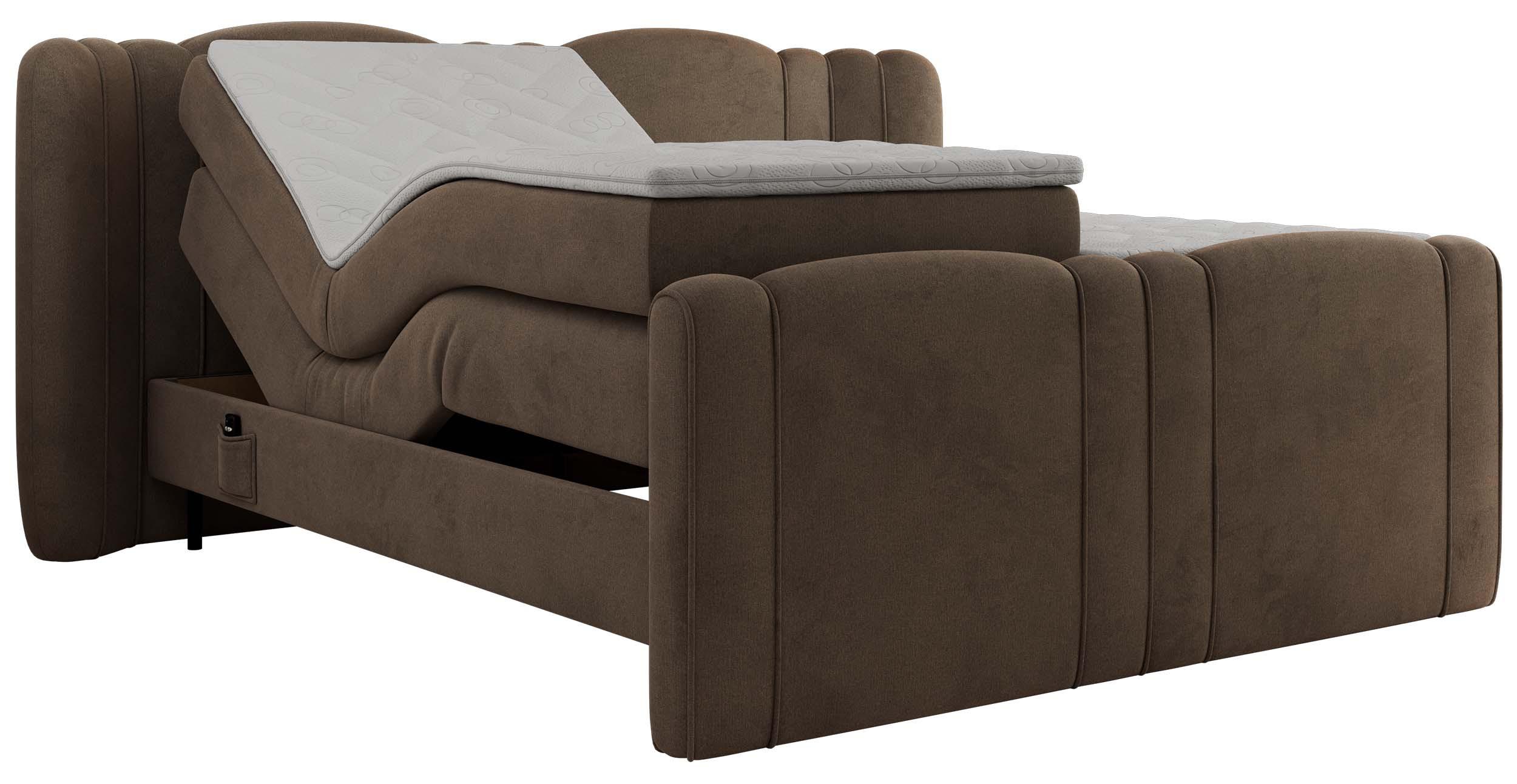 wohnli-moebel-suche-800001197020 Wohnli Möbelsuche - BOXBETT FORTINA 140/200 - Braun Velvet - H4
