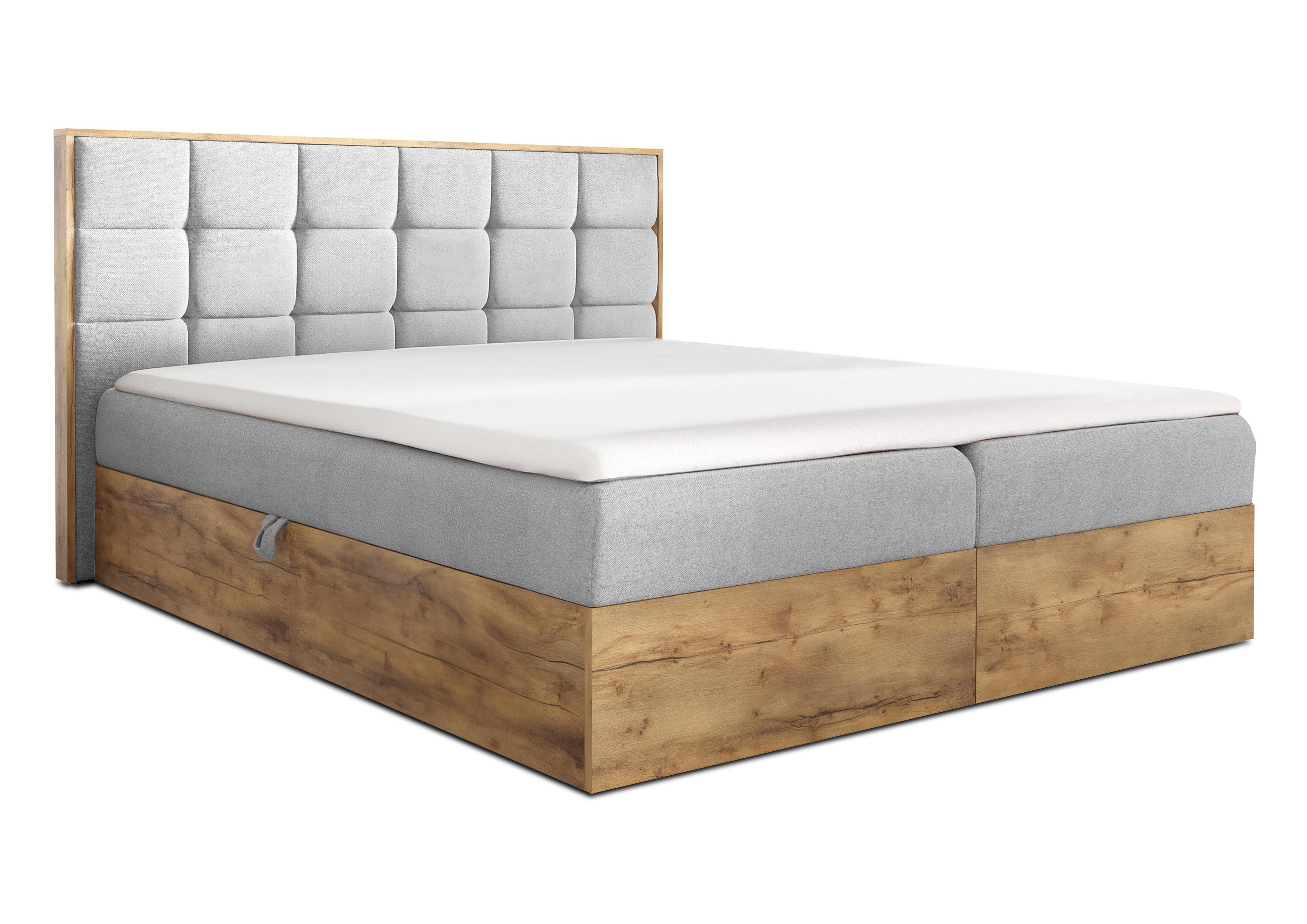 wohnli-moebel-suche-800001199194 Wohnli Möbelsuche - BOXBETT Vendio 180/200 cm in Hellgrau – mit Bettkasten und Topper