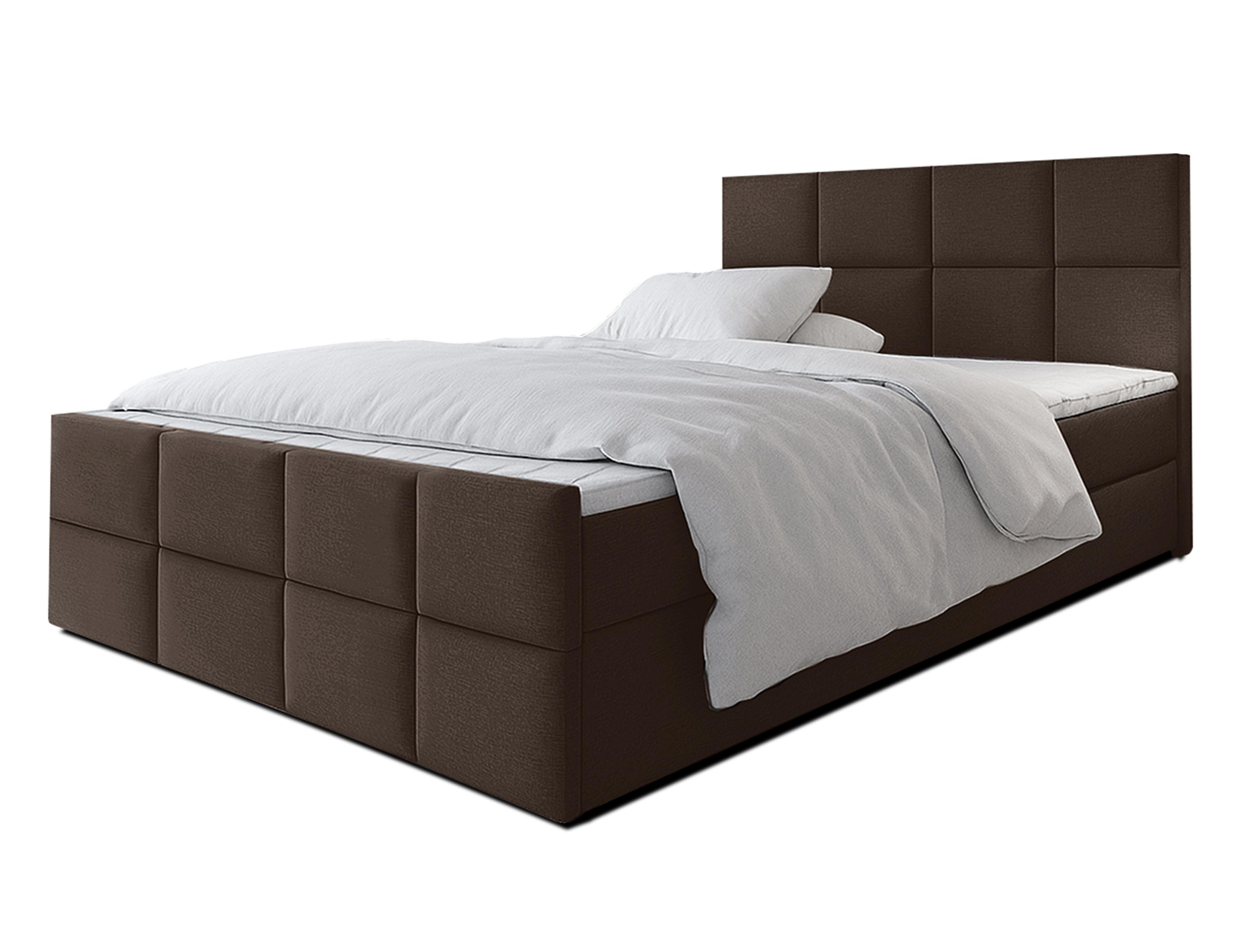 wohnli-moebel-suche-800001199354 Wohnli Möbelsuche - BOXBETT ALEYNA 180x200 cm mit Bettkasten und Matratze - Braun + TOPPER