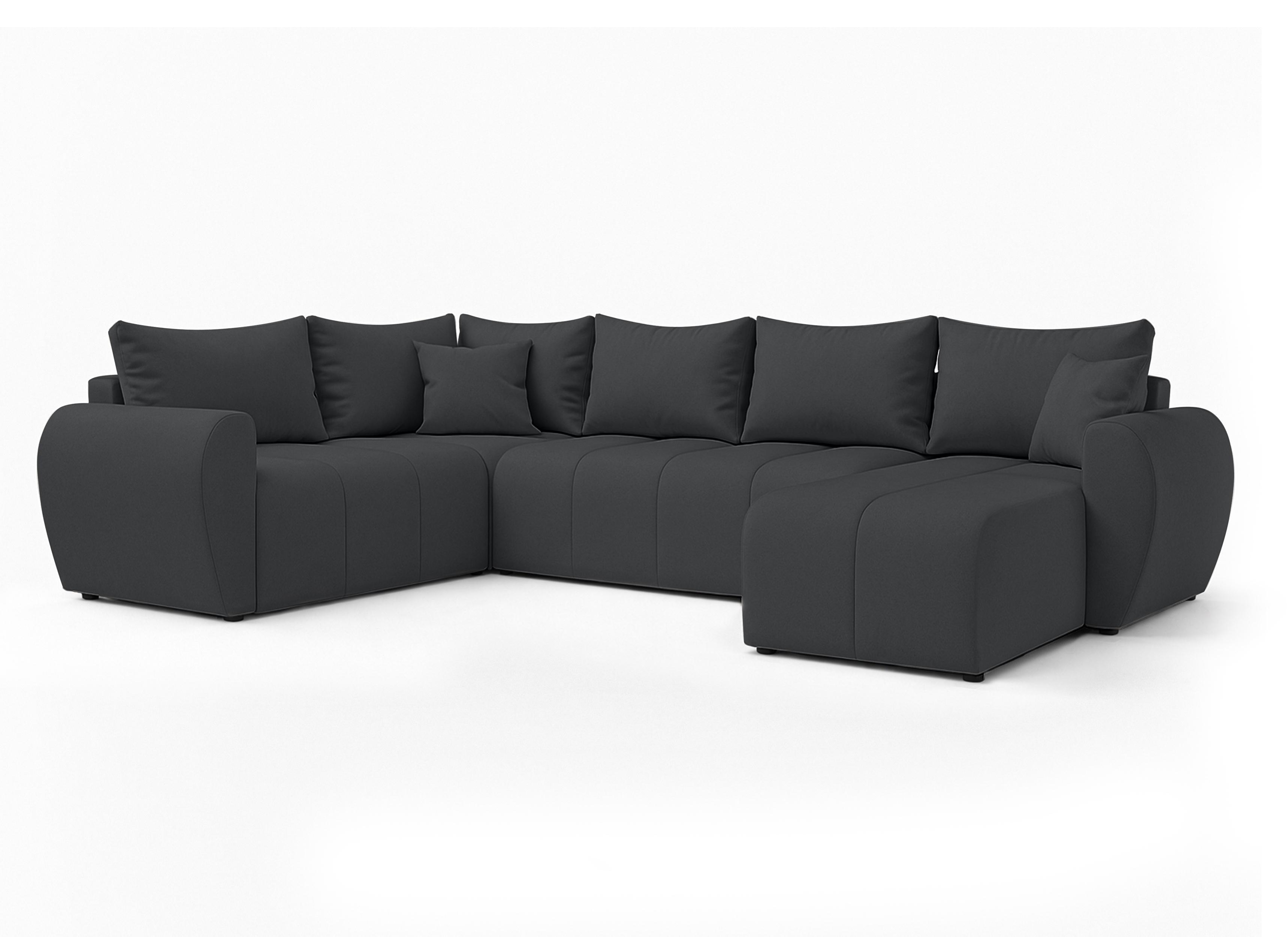 wohnli-moebel-suche-800001199403 Wohnli Möbelsuche - WOHNLANDSCHAFT Malatya U Form MAX Dunkelgrau 311/145/80 cm mit Schlaffunktion