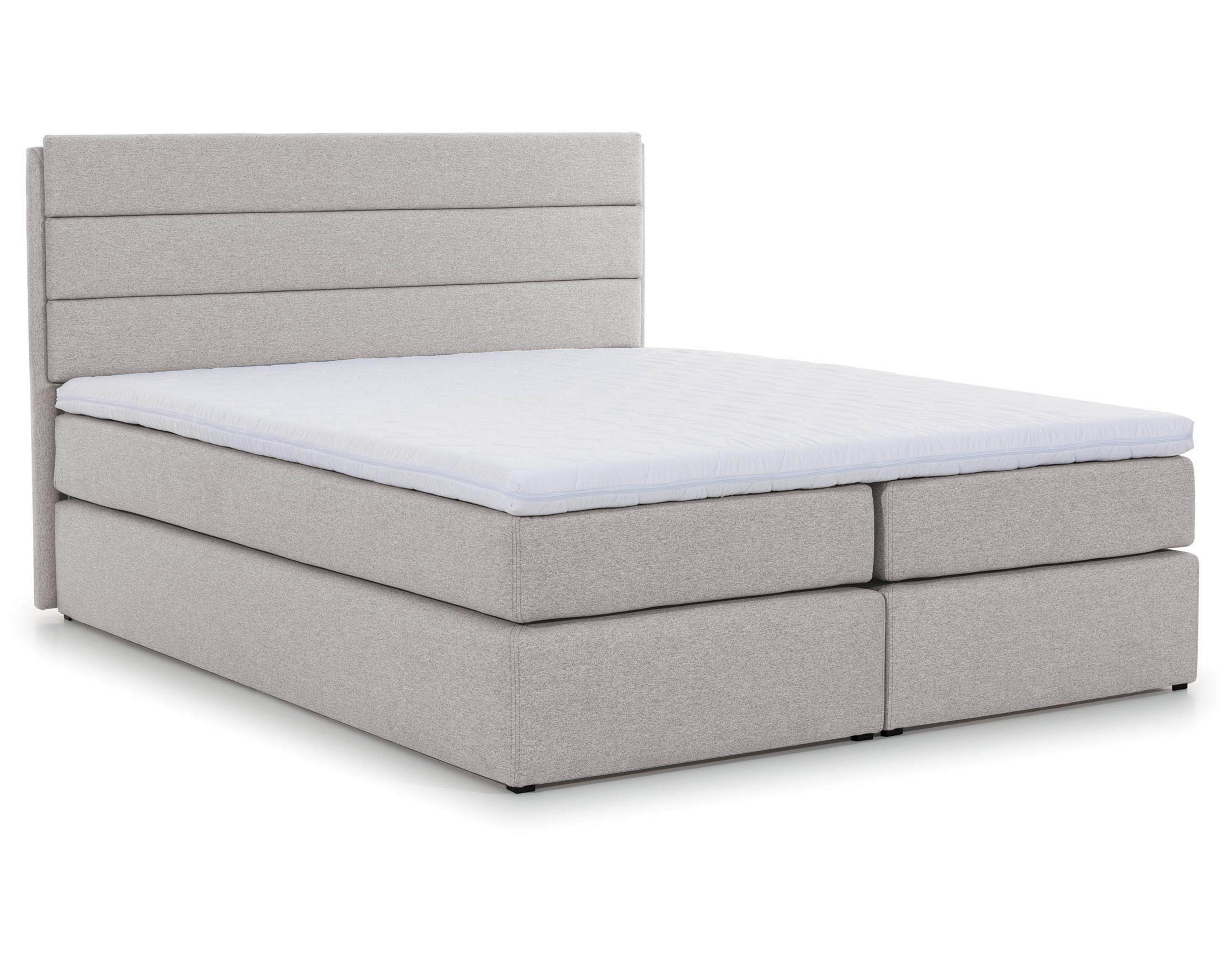 wohnli-moebel-suche-800001199436 Wohnli Möbelsuche - BOXBETT Sequoio 160/200 cm in Beige – mit Matratze und Topper