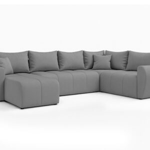 wohnli-moebel-suche-800001199442 Wohnli Möbelsuche - WOHNLANDSCHAFT Malatya U Form MAX Hellgrau 311/145/80 cm mit Schlaffunktion
