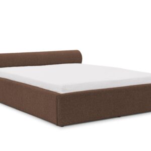wohnli-moebel-suche-800001200227 Wohnli Möbelsuche - POLSTERBETT 160/200 cm Josy im Designer-Look mit Bettkasten und Lattenrost aus Braun Chenille-Stoff