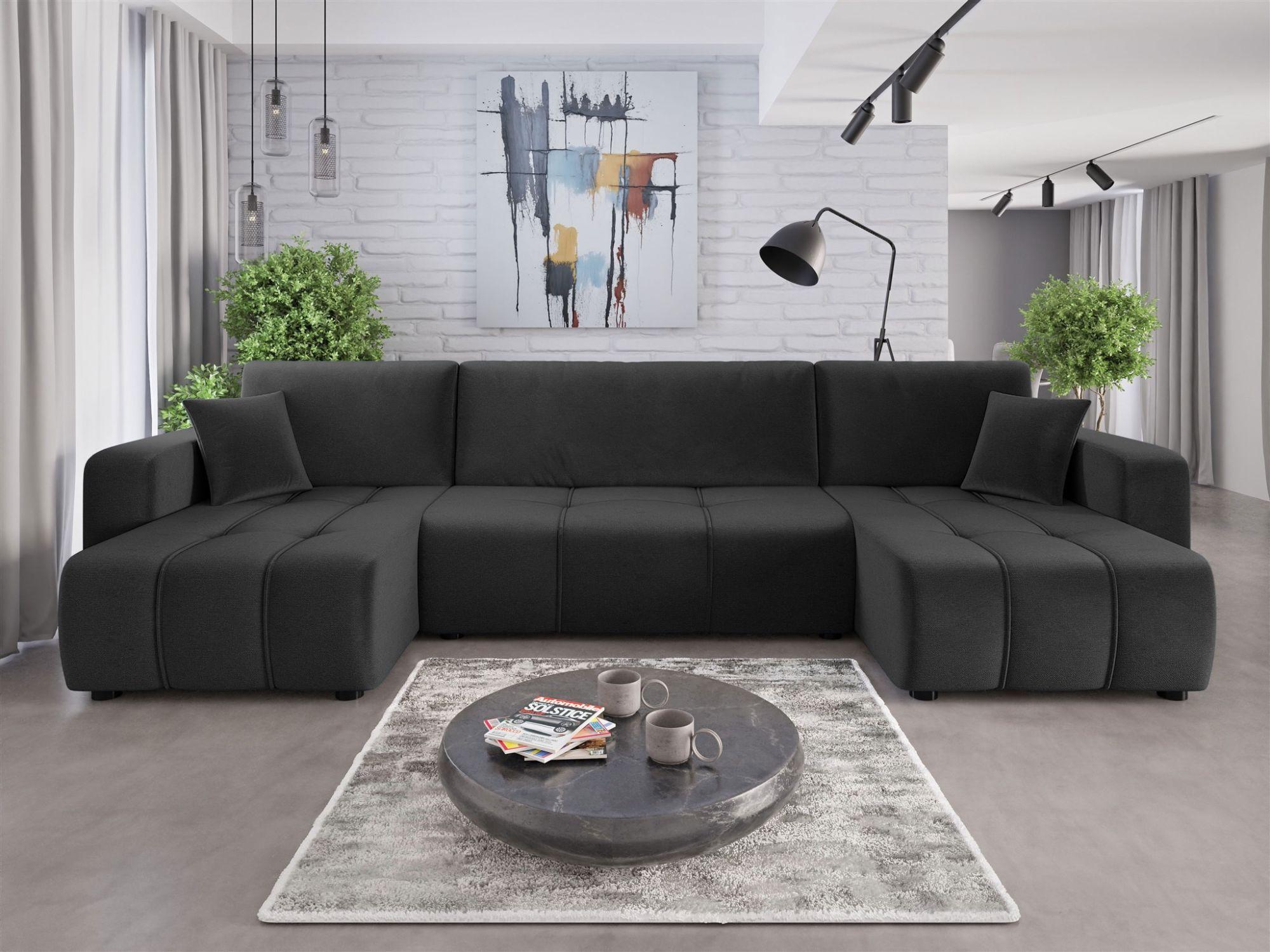 wohnli-moebel-suche-800001200423-1 WOHNLANDSCHAFT Dagny Textil Fun Möbel Möbel > Sofas & Couches > Wohnlandschaften > Wohnlandschaften U-Form Grau