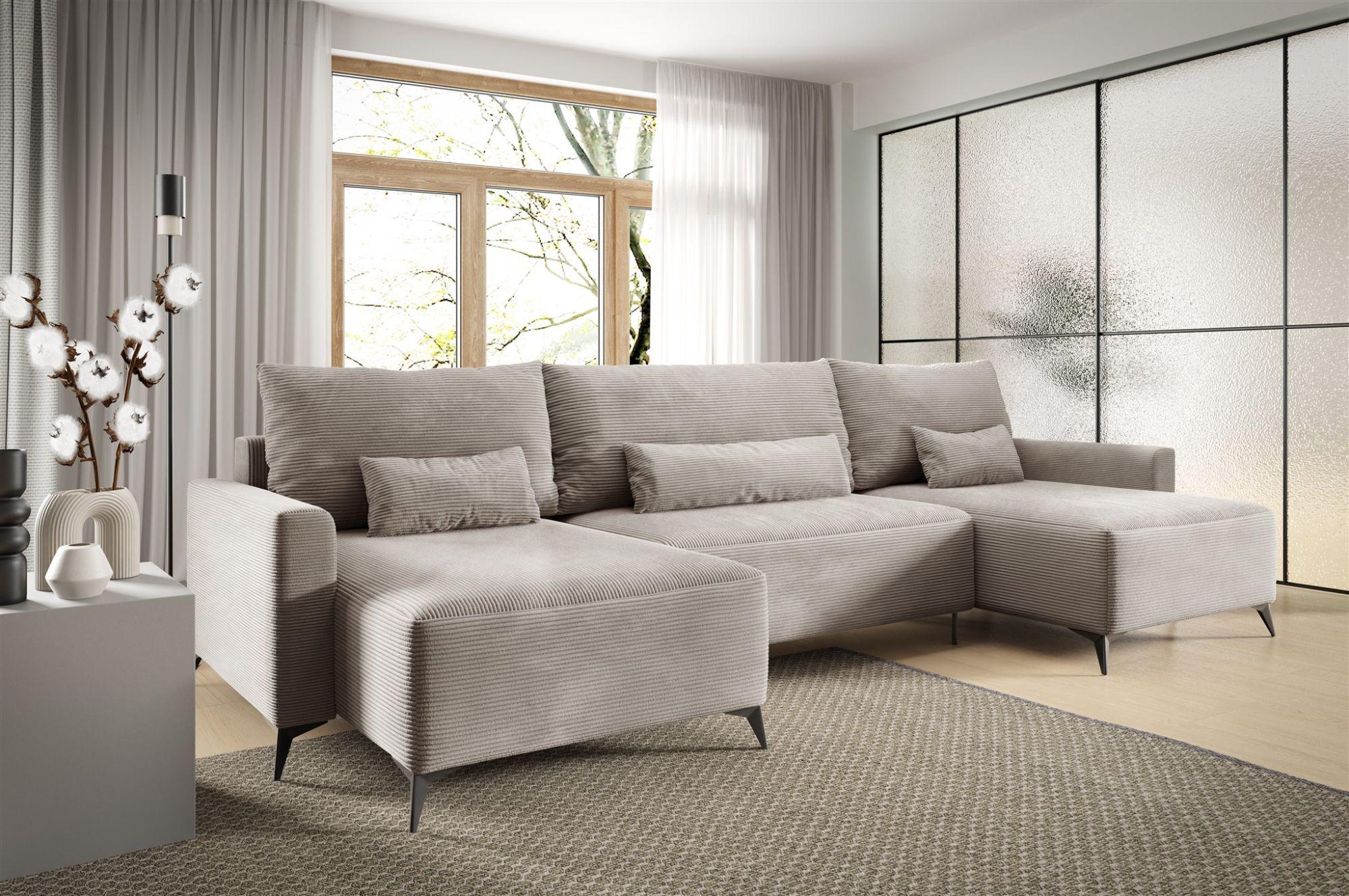 wohnli-moebel-suche-800001201181-1 WOHNLANDSCHAFT Silves Textil Fun Möbel Möbel > Sofas & Couches > Wohnlandschaften > Wohnlandschaften U-Form Beige