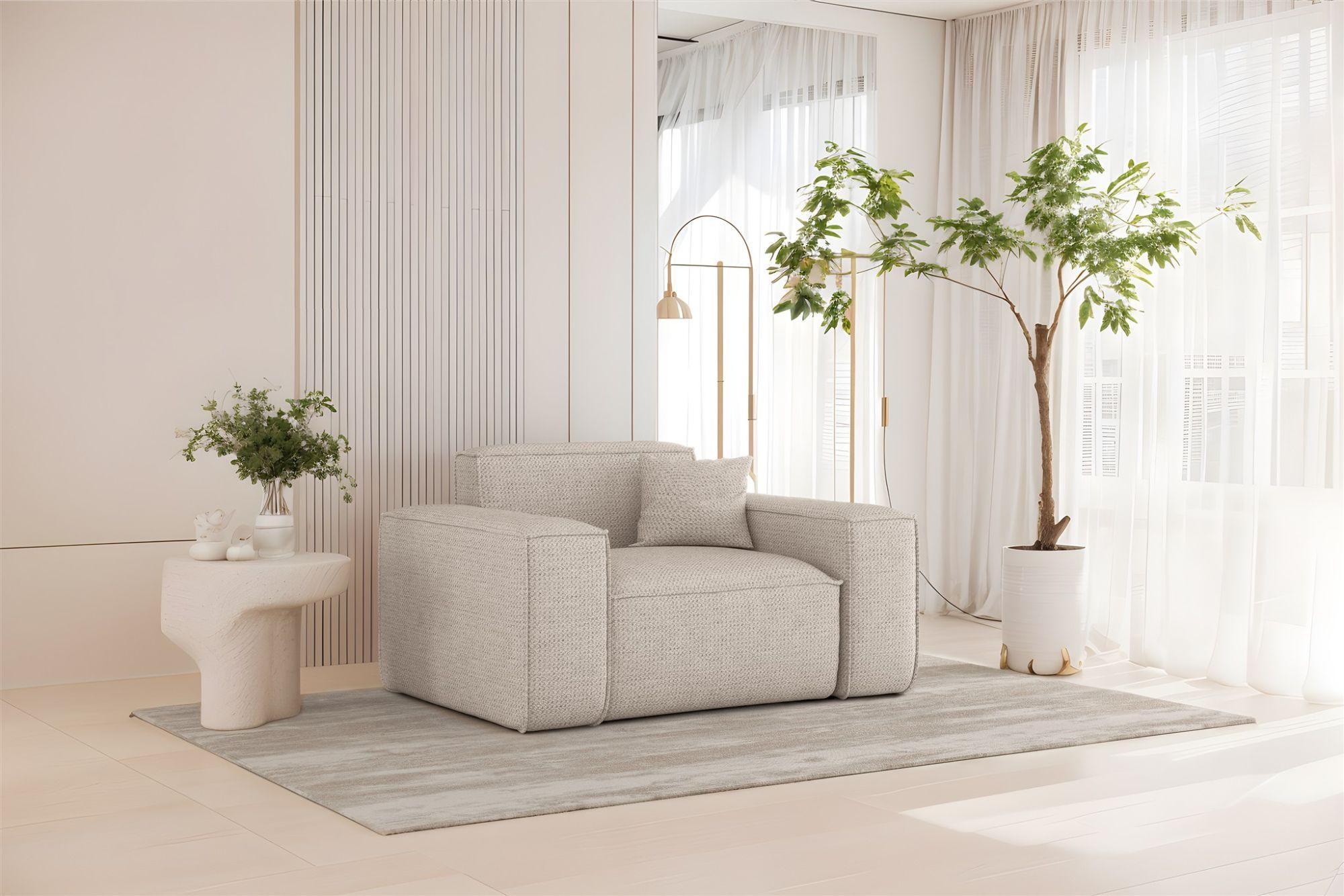 SESSEL Celes Premium In Artico Textil Fun Möbel Möbel > Sessel > Polstersessel Weiß