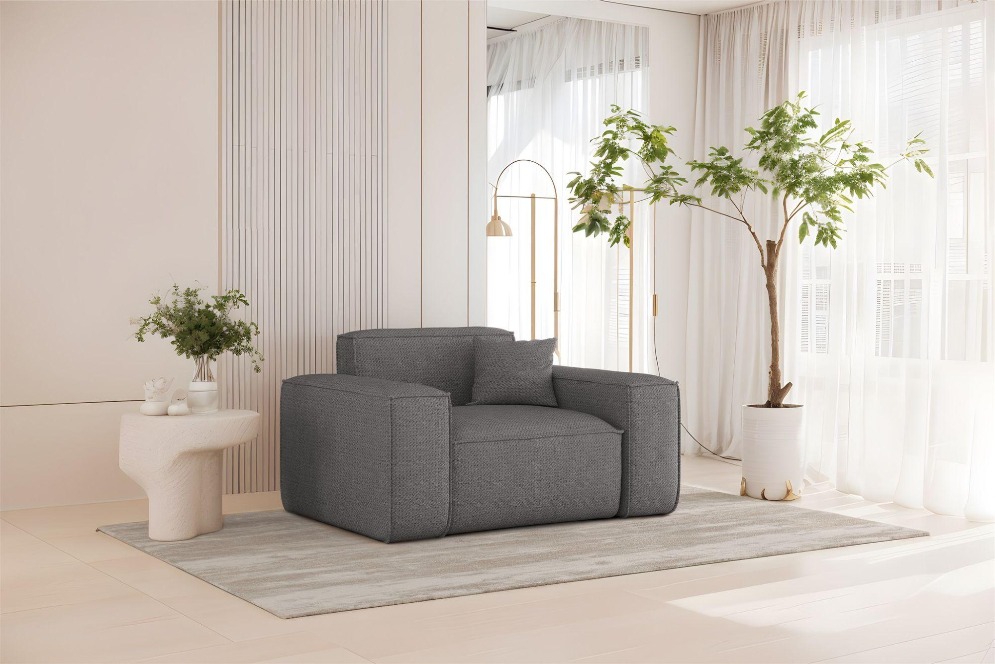 SESSEL Celes Premium In Artico Textil Fun Möbel Möbel > Sessel > Polstersessel Grau