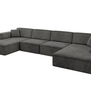 Wohnli Möbelsuche - WOHNLANDSCHAFT IREA-U2-v4 - 386x165x77 cm Ecru