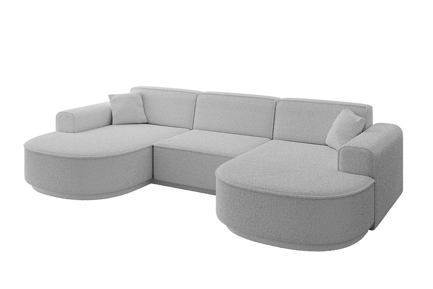 wohnli-moebel-suche-800001202233 Wohnli Möbelsuche - WOHNLANDSCHAFT MARI-U1-v3 - 303x171x83 cm Hellgrau Bouclé