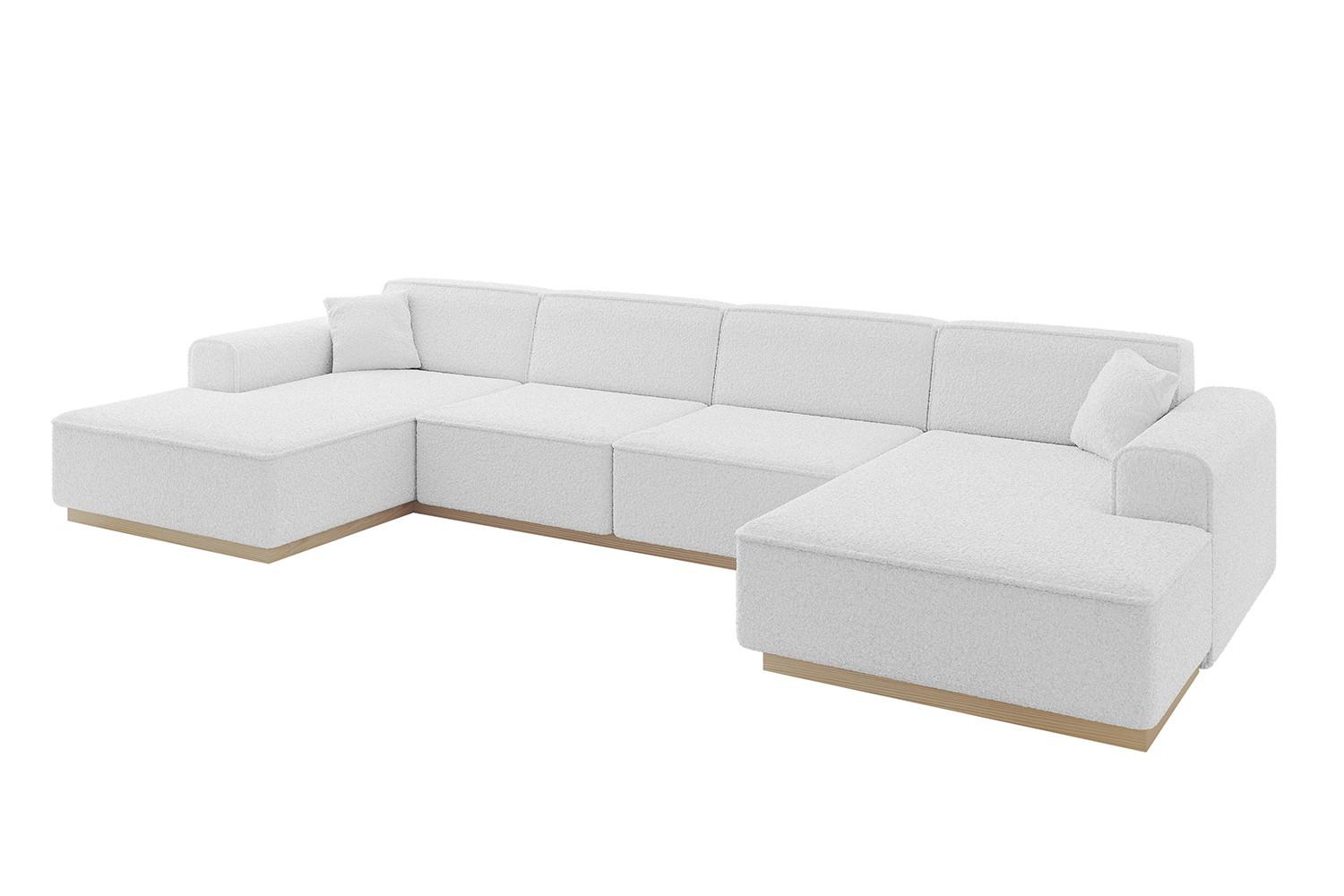 wohnli-moebel-suche-800001202306 Wohnli Möbelsuche - WOHNLANDSCHAFT IREA-U2 - 386x165x80 cm Weiß