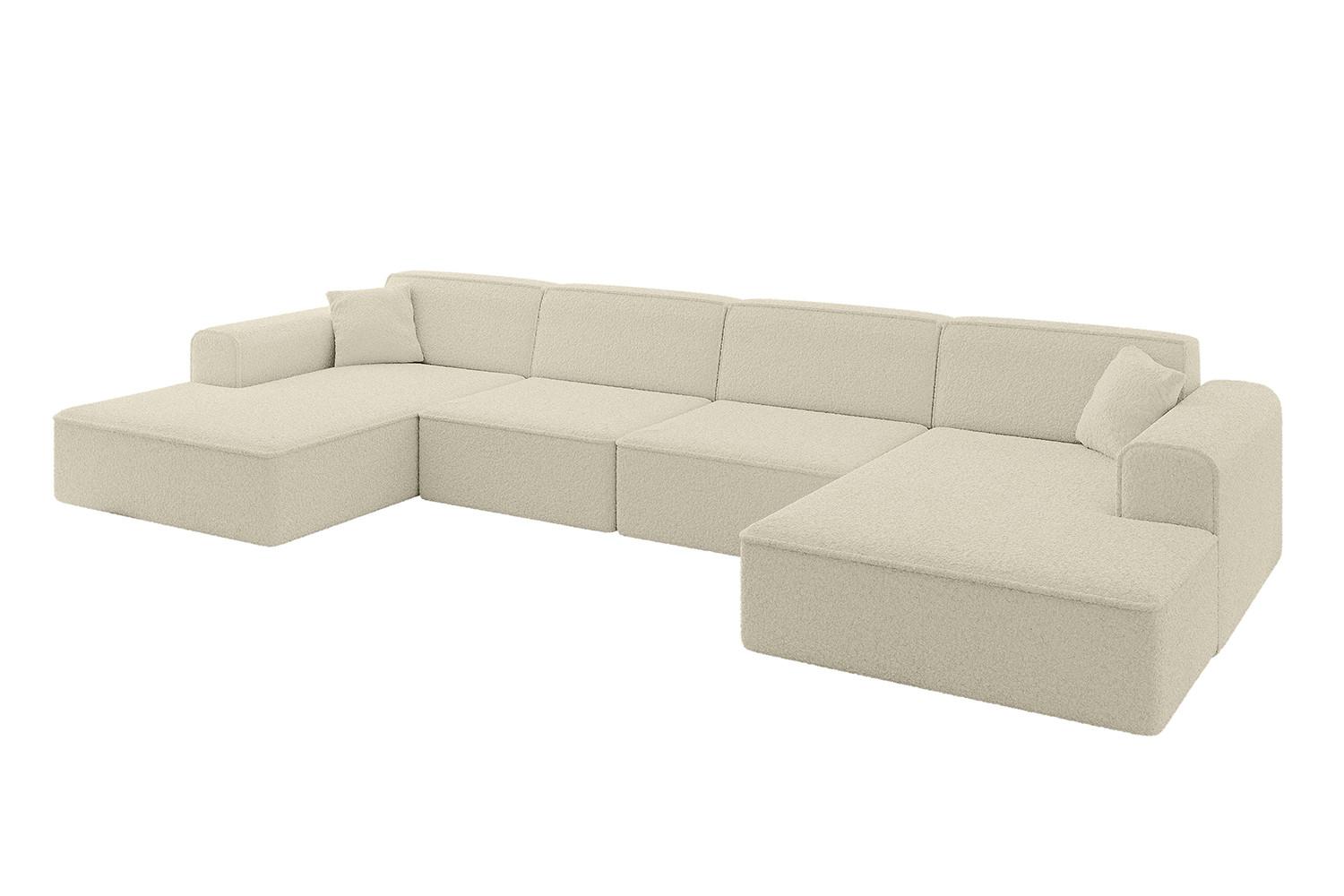 wohnli-moebel-suche-800001202309 Wohnli Möbelsuche - WOHNLANDSCHAFT IREA-U2-v3 - 386x165x77 cm Beige