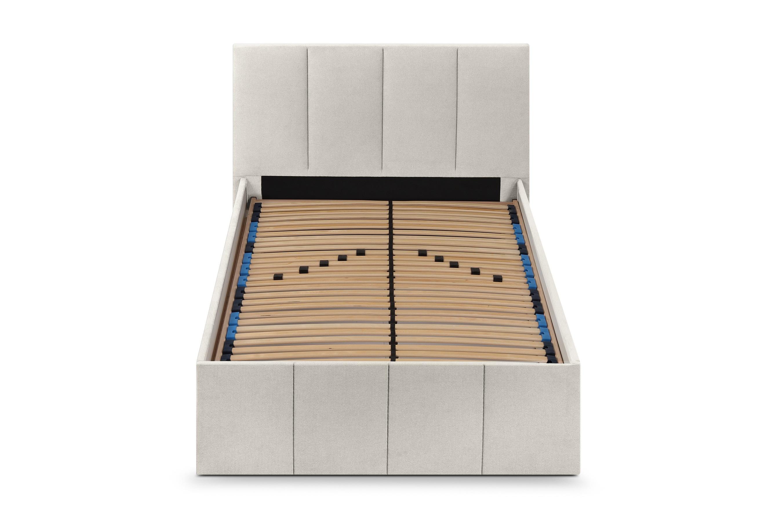 wohnli-moebel-suche-800001207233 Wohnli Möbelsuche - POLSTERBETT Dalas Beige 140 x 200 x 40 cm Stauraum Mit hochwertiger Matratze H3 (bis 120 kg) und Lattenrost