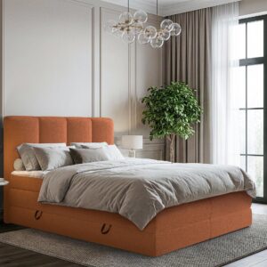 wohnli-moebel-suche-800001207717-1 BOXSPRINGBETT Point Textil MIRJAN24 Möbel > Betten > Boxspringbetten Braun