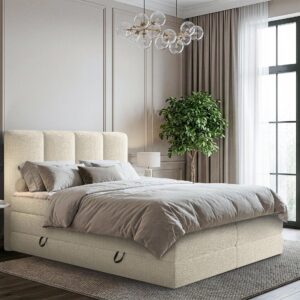 BOXSPRINGBETT Point Textil MIRJAN24 Möbel > Betten > Boxspringbetten Grau