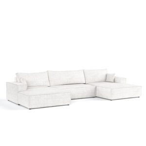 wohnli-moebel-suche-800001208368 Wohnli Möbelsuche - WOHNLANDSCHAFT NUBO mit Schlaffunktion Creme im Neve Stoff