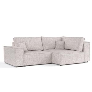 Wohnli Möbelsuche - ECKSOFA AVION mit Schlaffunktion Beige im Neve Stoff