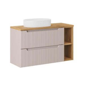 Wohnli Möbelsuche - WASCHTISCH 100.4cm Riva Kaschmir und Holz