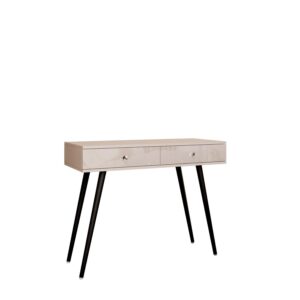 wohnli-moebel-suche-800001221212-1 KONSOLE SIENNA KASCHMIR auf schrägen schwarzen Beinen Holzwerkstoff Lookway Möbel > Kommoden & Schubladenschränke > Konsolentische Beige