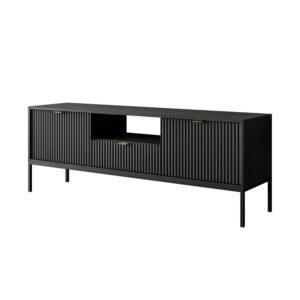 wohnli-moebel-suche-800001221454-1 TV-ELEMENT CORTADO RTV154 SCHWARZ Holzwerkstoff Lookway Möbel > TV-Möbel Schwarz
