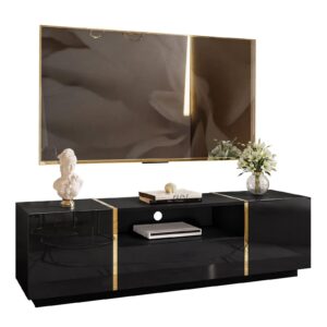 wohnli-moebel-suche-800001221470 Wohnli Möbelsuche - TV-ELEMENT ONYX HOCHGLANZ 158 CM PUSH OPEN