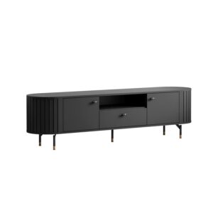 wohnli-moebel-suche-800001221477-1 TV-ELEMENT ELODIE mit Schublade Schwarz Holzwerkstoff Lookway Möbel > TV-Möbel Schwarz