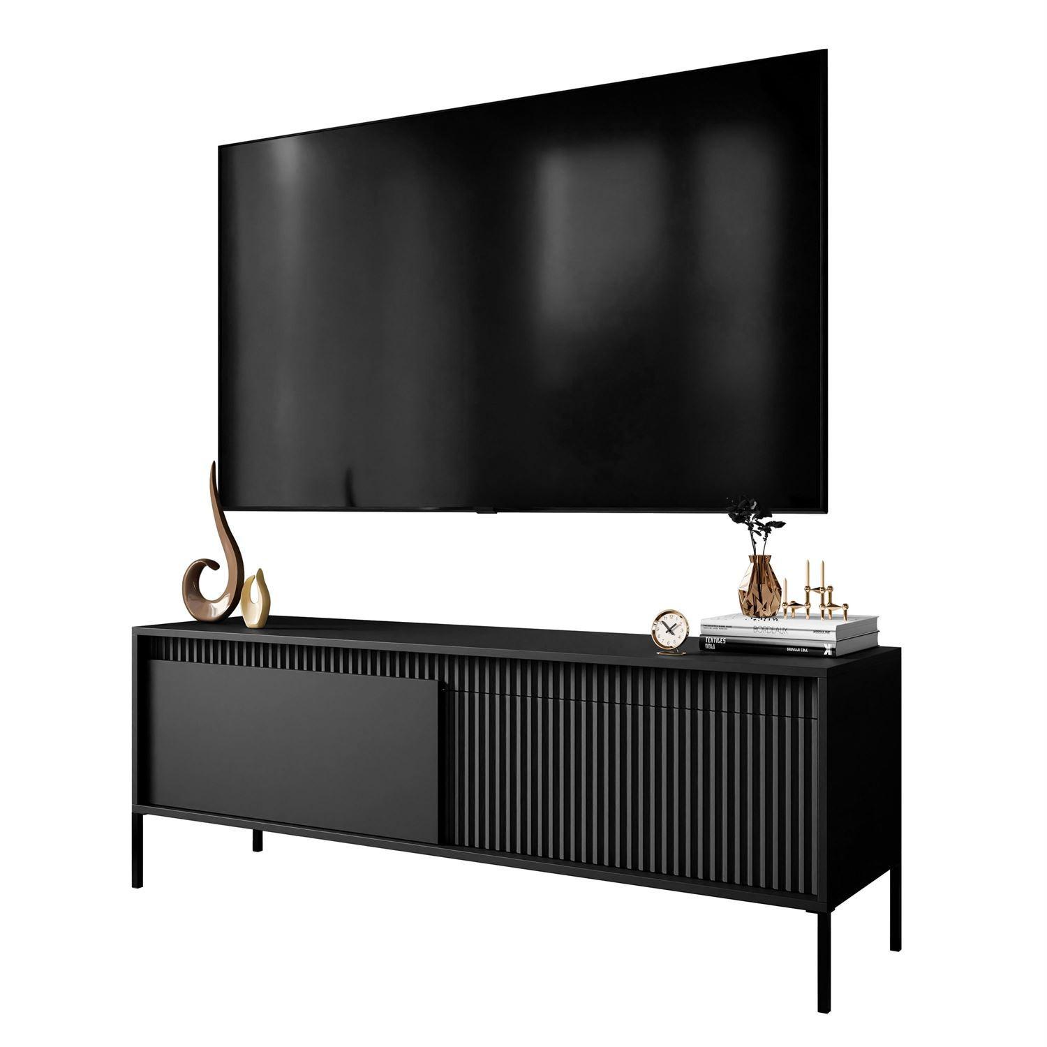 wohnli-moebel-suche-800001221520 Wohnli Möbelsuche - TV-ELEMENT YASUMI 153 cm schwarz matt