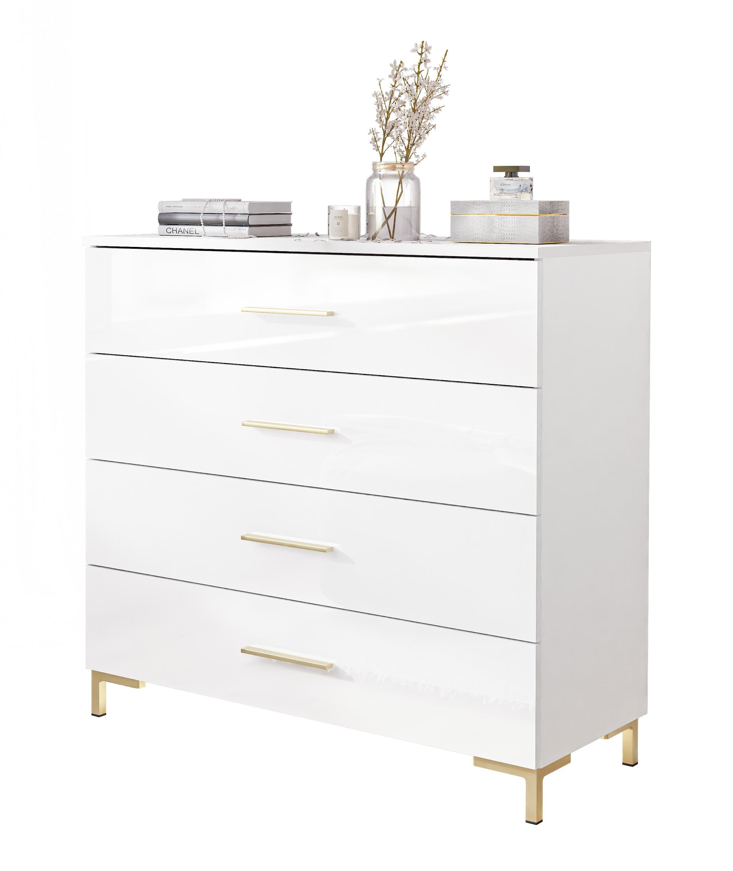 wohnli-moebel-suche-800001222144 Wohnli Möbelsuche - KOMMODE LINA GOLD mit goldenen Griffen und Beinen LED