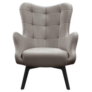 wohnli-moebel-suche-800001223931-1 SESSEL SAND mit schwarzen Beinen Textil Lookway Möbel > Sessel > Polstersessel Grau