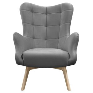 wohnli-moebel-suche-800001223936-1 SESSEL SAND mit Buchenbeinen Textil Lookway Möbel > Sessel > Polstersessel Grau