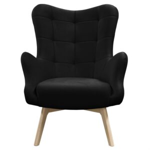 wohnli-moebel-suche-800001223937-1 SESSEL SAND mit Buchenbeinen Textil Lookway Möbel > Sessel > Polstersessel Schwarz